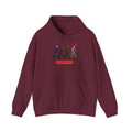 Horror Mashup Hoodie — Iconic Band-Style Walk with Pennywise (Red Balloon)