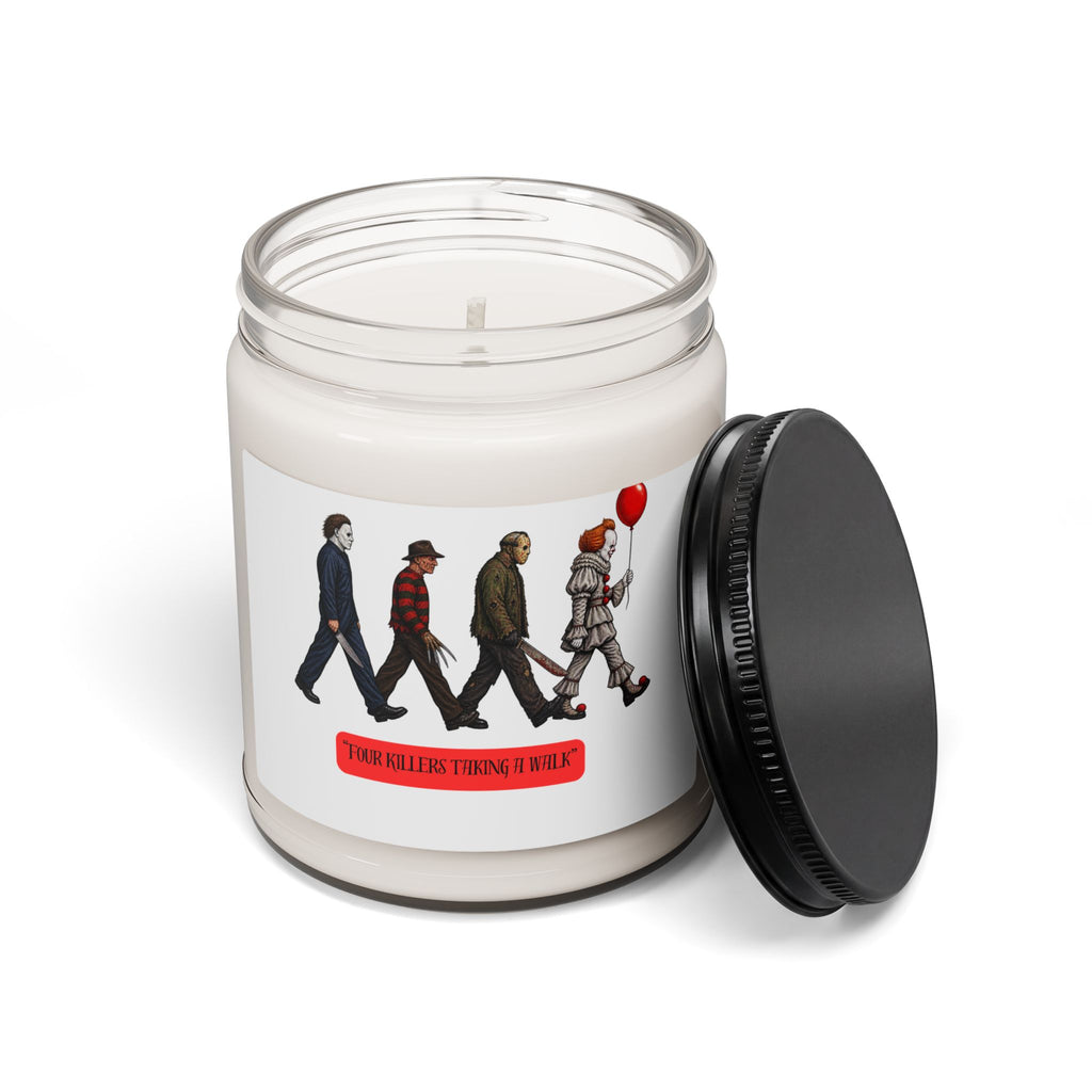 Horror Icons Soy Candle — “Your Killers Thinking of Murder” 9oz Scented Jar