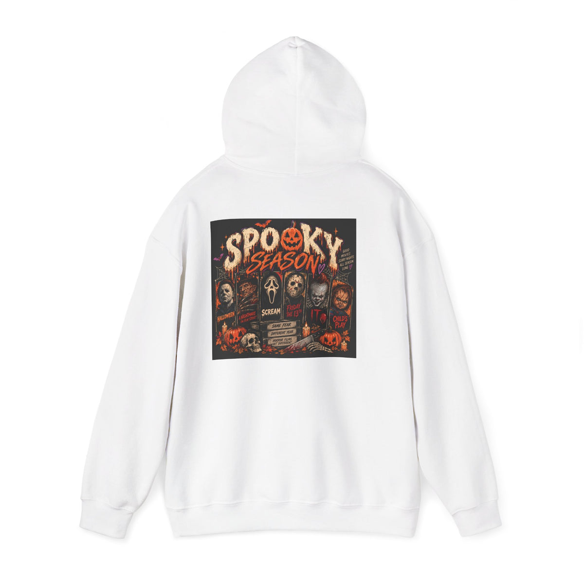 Spooky Season Hoodie — Halloween Horror Movie Character Pullover