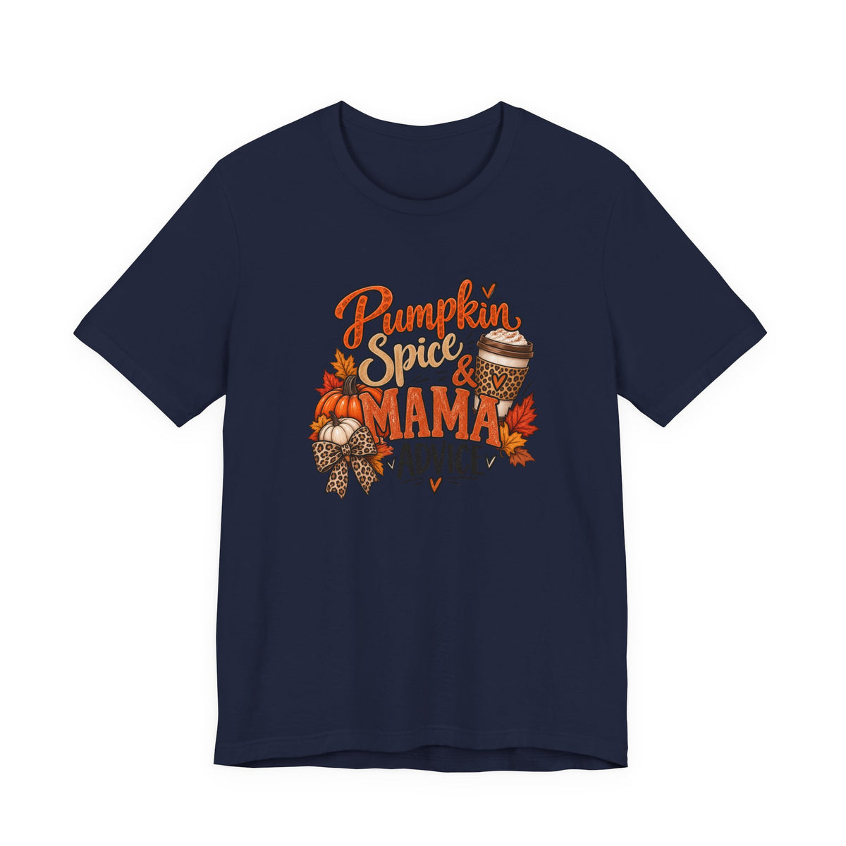 Pumpkin Spice Mama Tee — Fall Coffee Mom Shirt