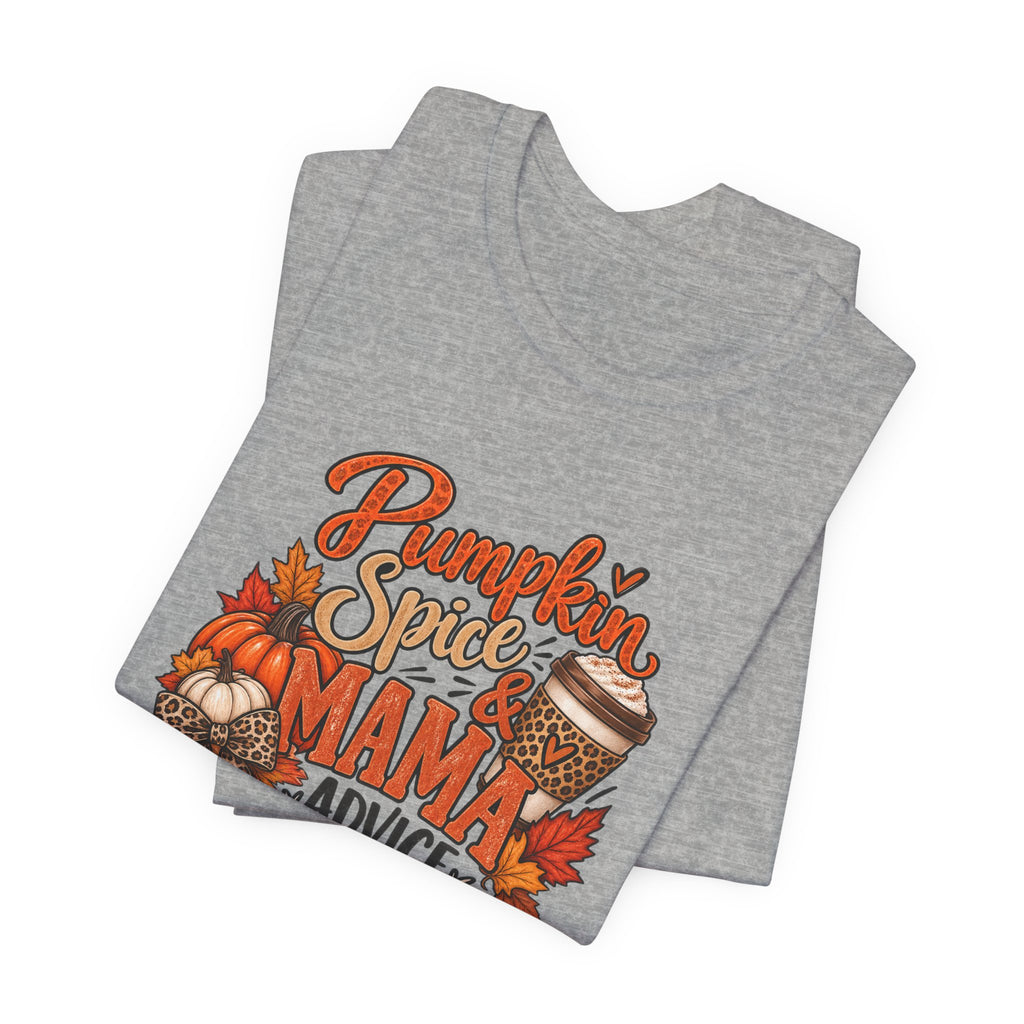 Pumpkin Spice Mama Tee — Fall Coffee Mom Shirt
