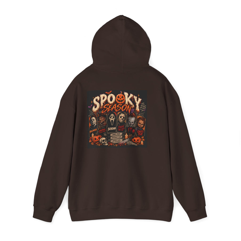 Spooky Season Hoodie — Halloween Horror Movie Character Pullover