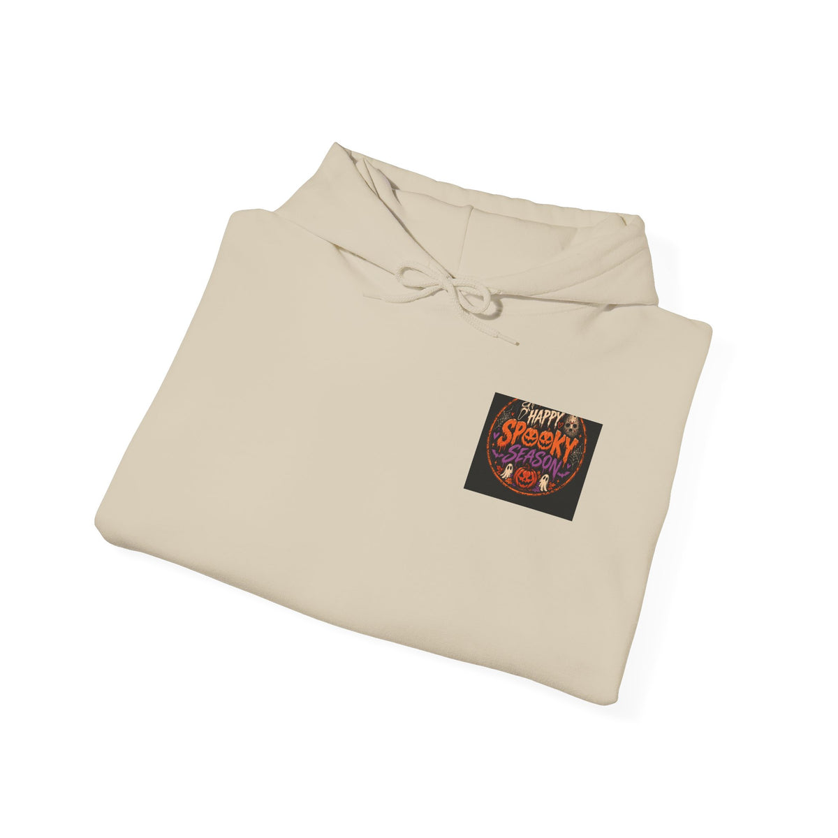 Hoodie — Small 'Spooky' Halloween Pumpkin Patch Graphic
