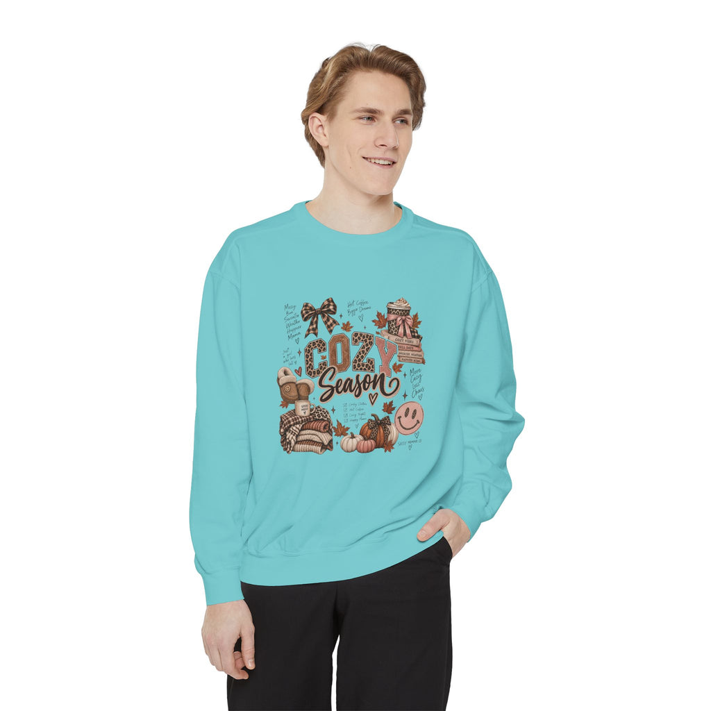Cozy Season Sweatshirt — Autumn Comfort Graphic Sweatshirt ("Cozy Season")