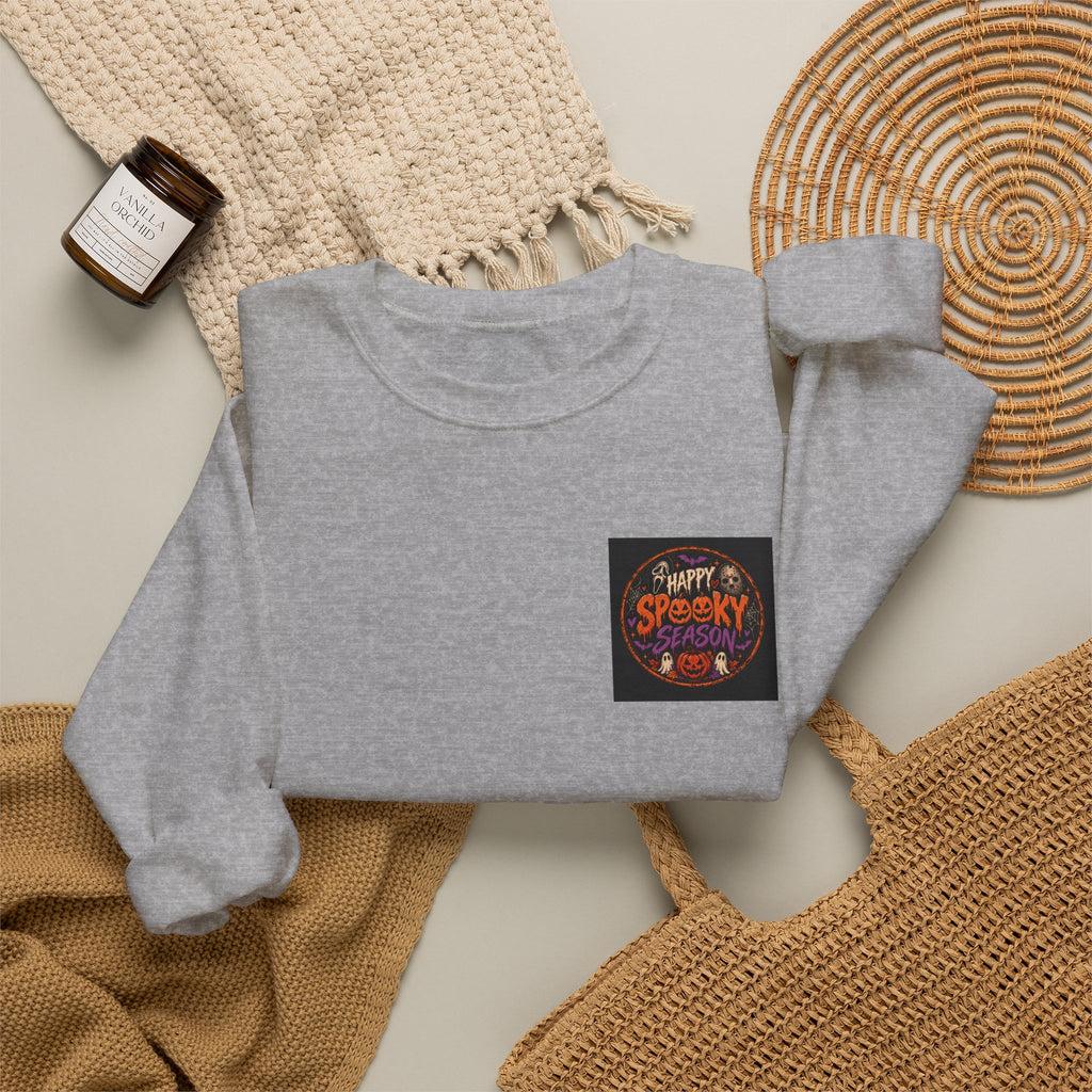 Spooky Vibes Crewneck Sweatshirt — Tiny Pocket Halloween Design