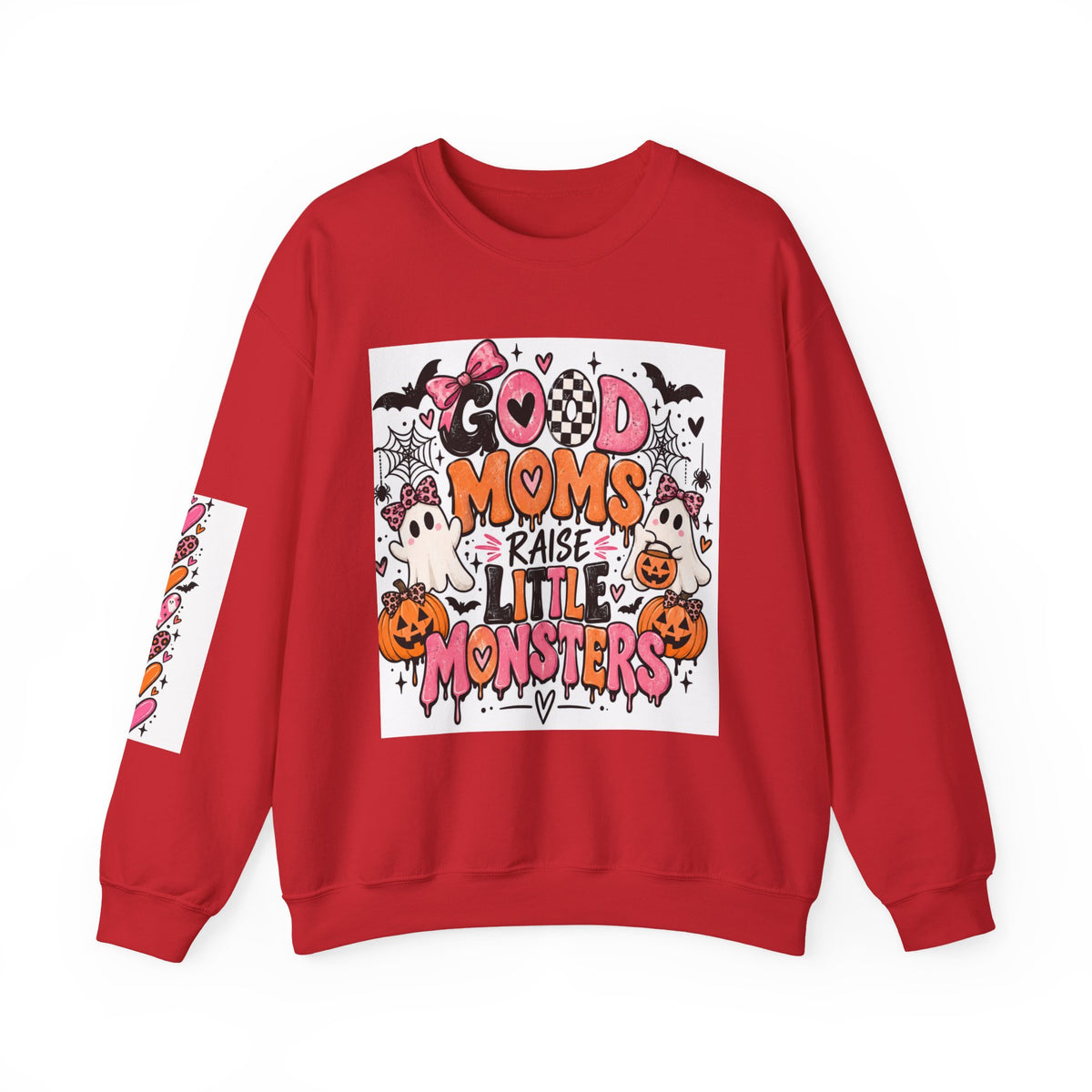 Sweatshirt — Good Moms Raise Little Monsters Halloween Crewneck
