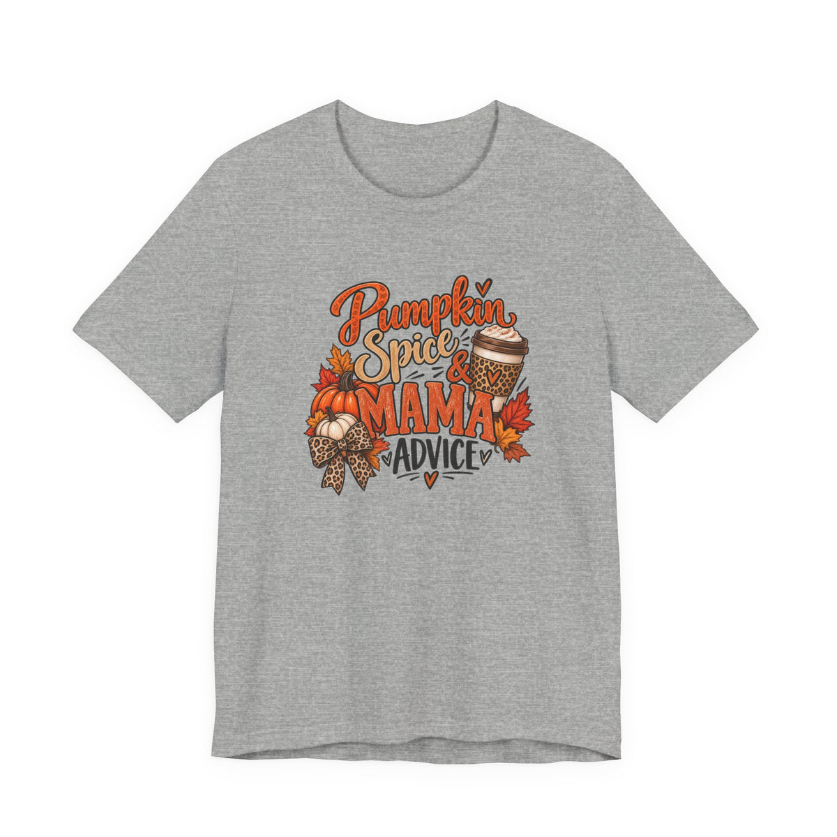 Pumpkin Spice Mama Tee — Fall Coffee Mom Shirt