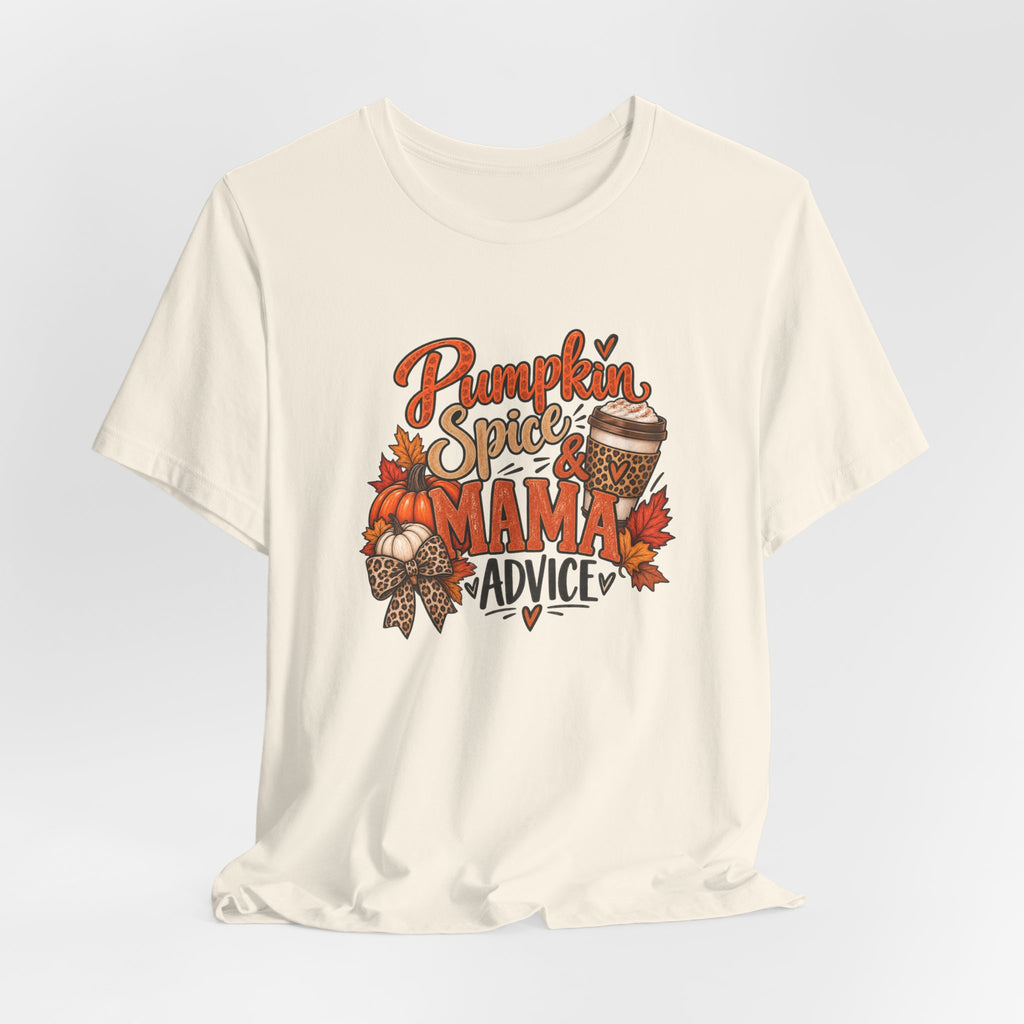Pumpkin Spice Mama Tee — Fall Coffee Mom Shirt