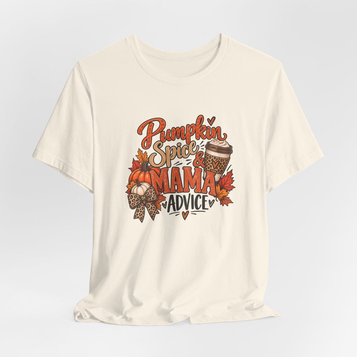 Pumpkin Spice Mama Tee — Fall Coffee Mom Shirt