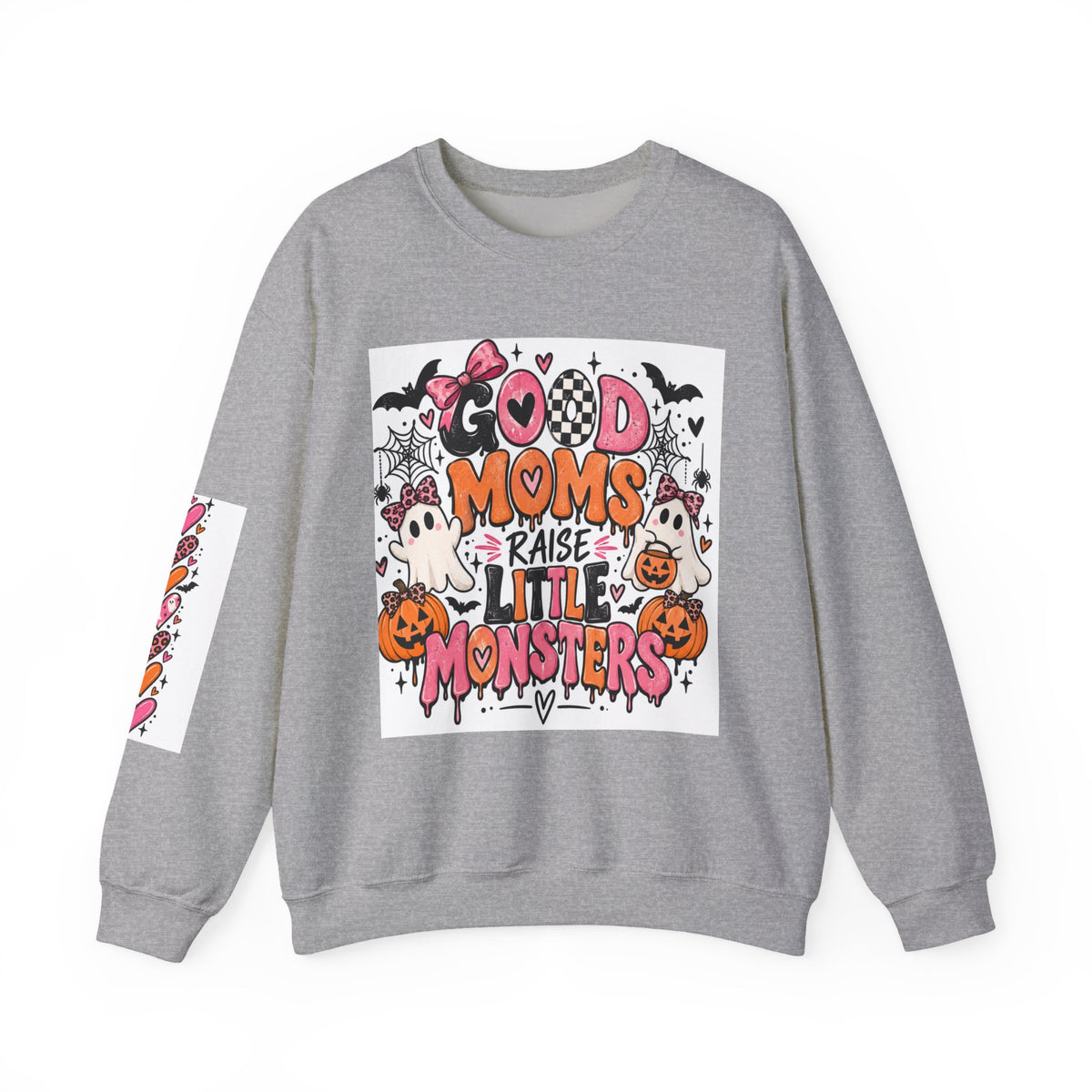 Sweatshirt — Good Moms Raise Little Monsters Halloween Crewneck