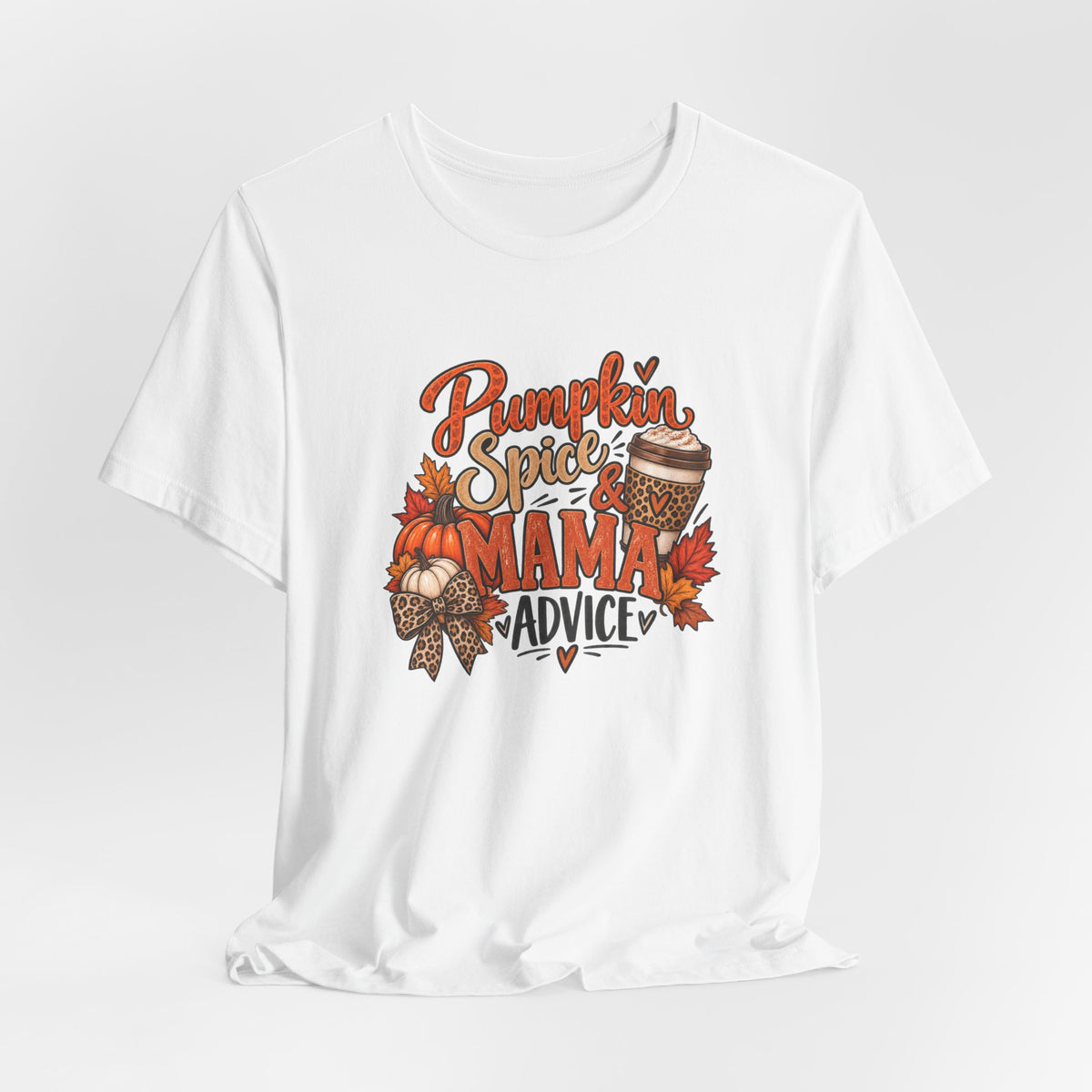 Pumpkin Spice Mama Tee — Fall Coffee Mom Shirt