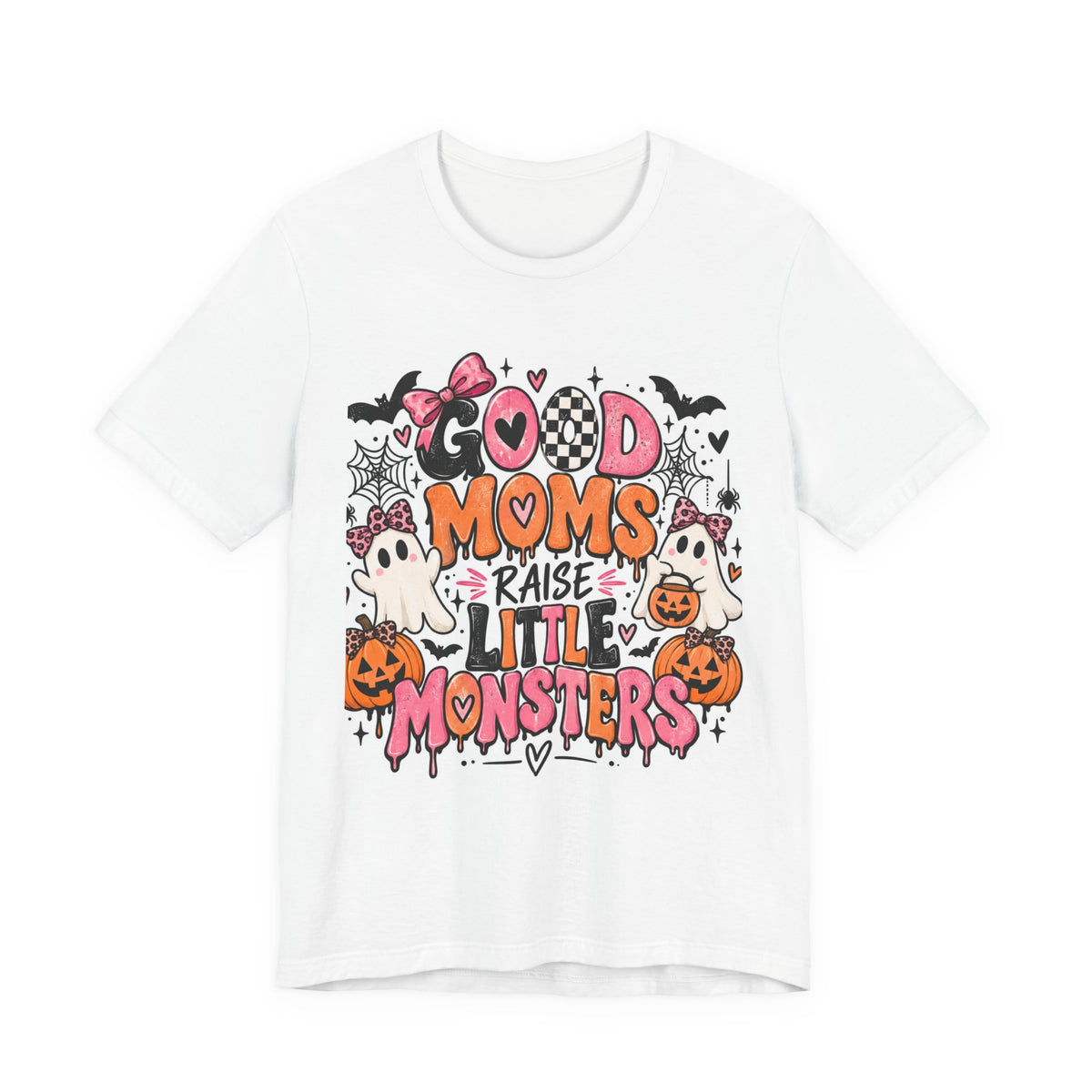 Good Moms Raise Little Monsters Halloween Tee
