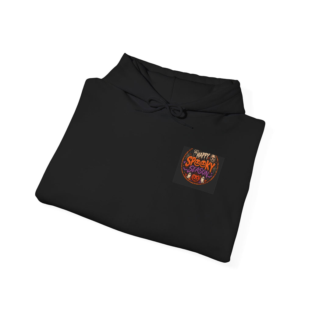 Hoodie — Small 'Spooky' Halloween Pumpkin Patch Graphic