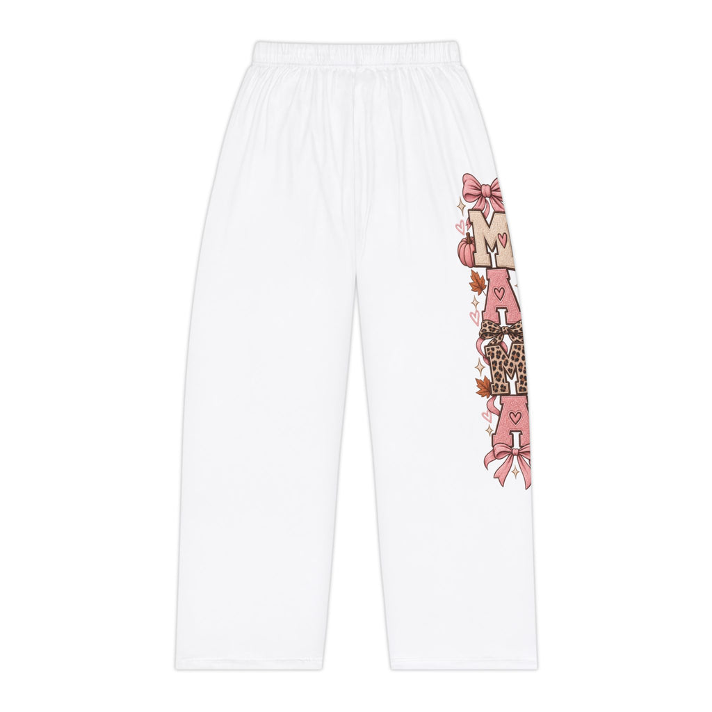 Floral 'Mom My Whole Heart' Women's Pajama Pants