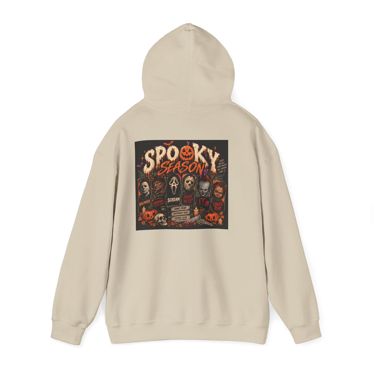 Spooky Season Hoodie — Halloween Horror Movie Character Pullover