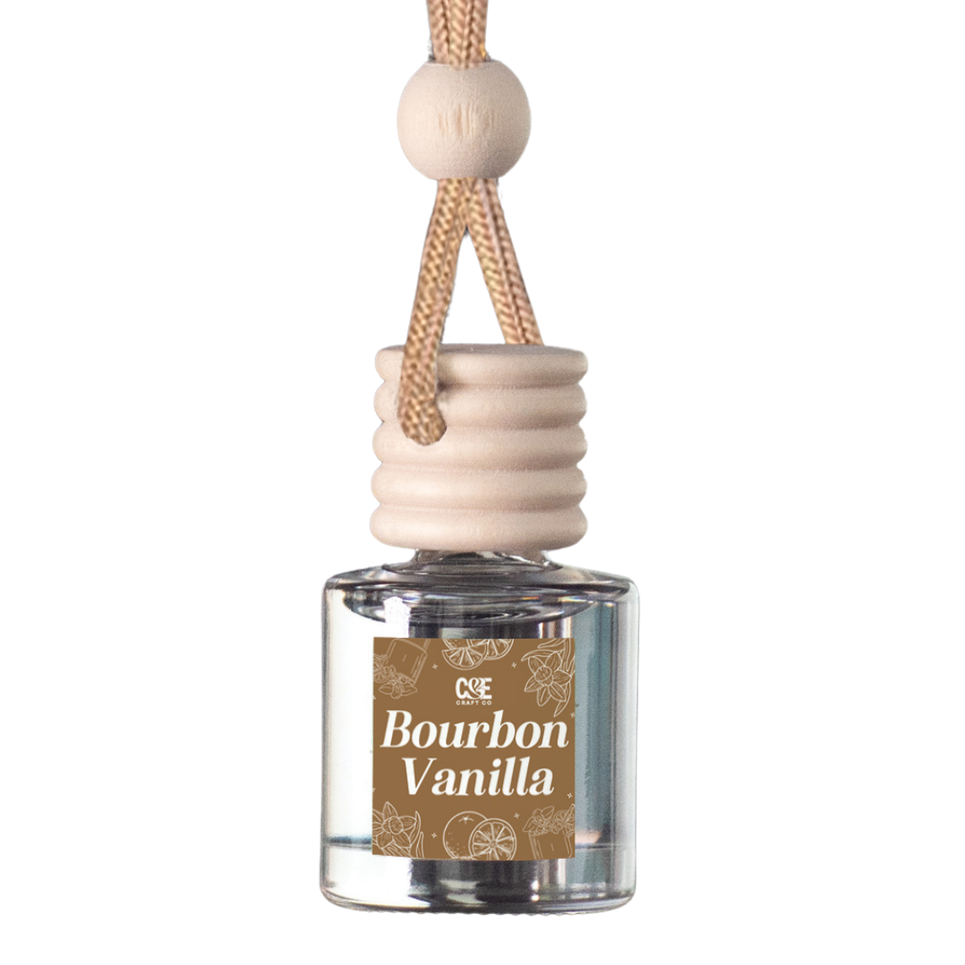 Bourbon Vanilla Hanging Car Diffuser