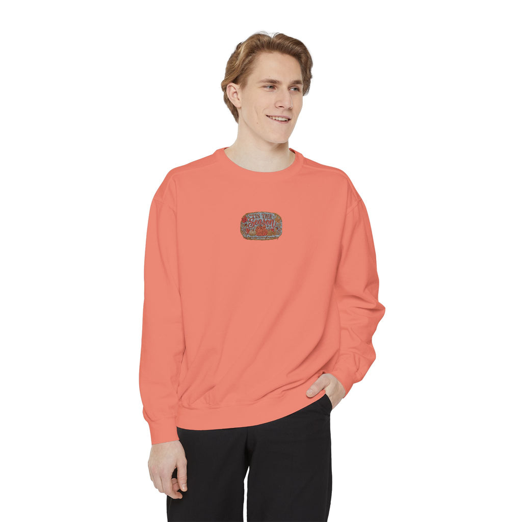Coral Confetti Patch Sweatshirt