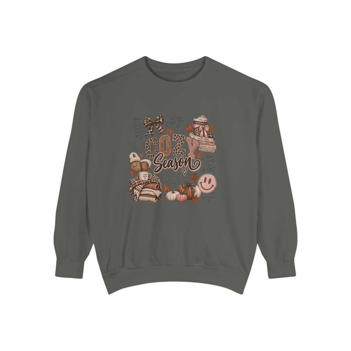 Cozy Season Sweatshirt — Autumn Comfort Graphic Sweatshirt ("Cozy Season")