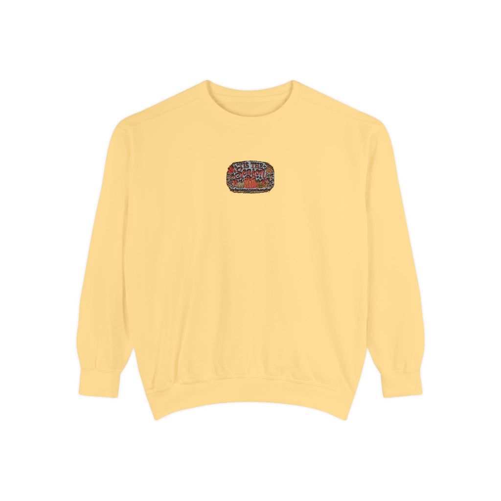 Coral Confetti Patch Sweatshirt