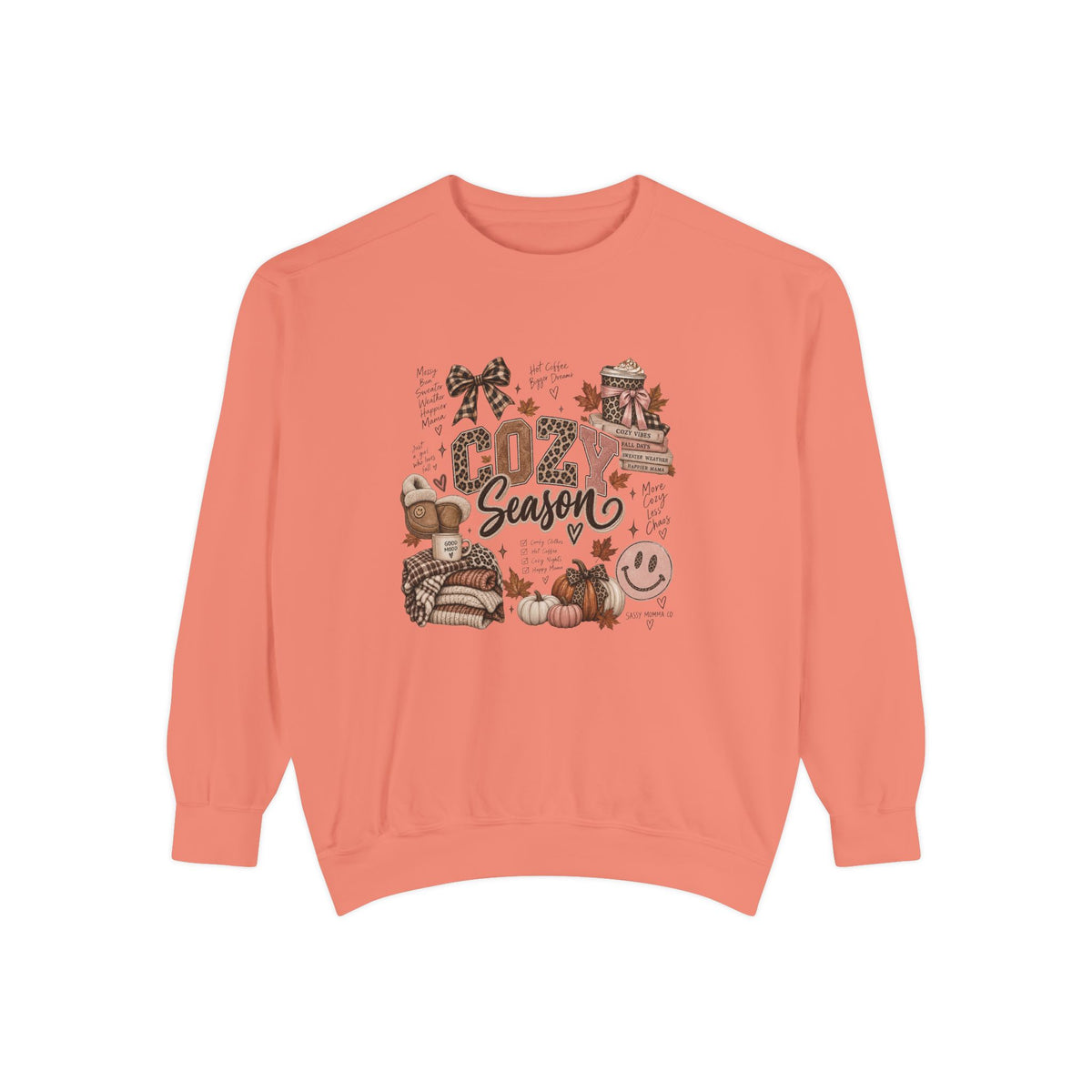 Cozy Season Sweatshirt — Autumn Comfort Graphic Sweatshirt ("Cozy Season")