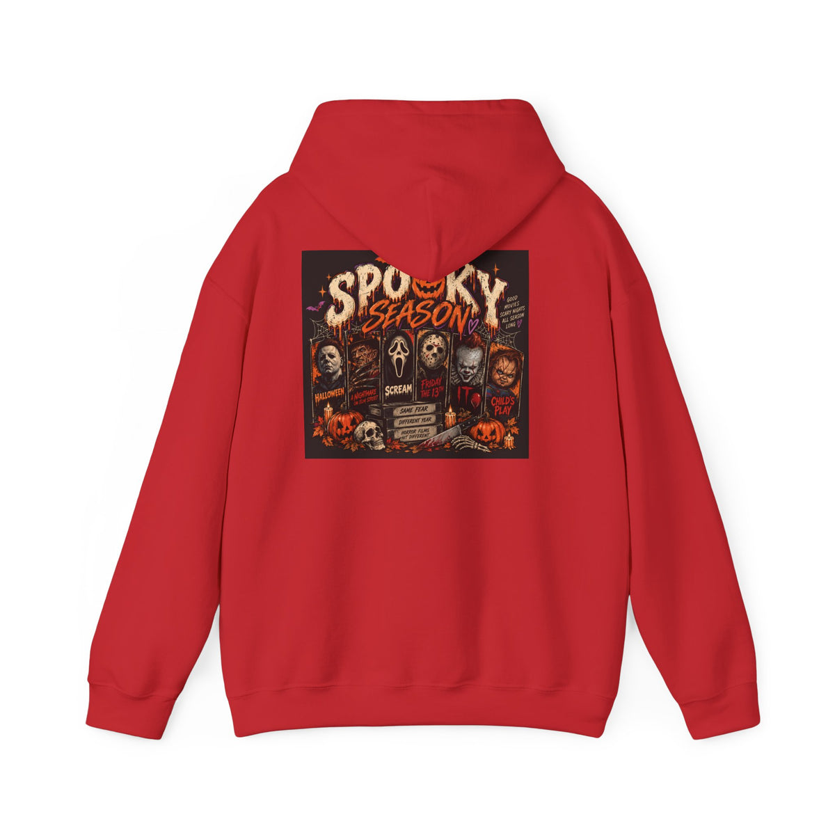 Spooky Season Hoodie — Halloween Horror Movie Character Pullover