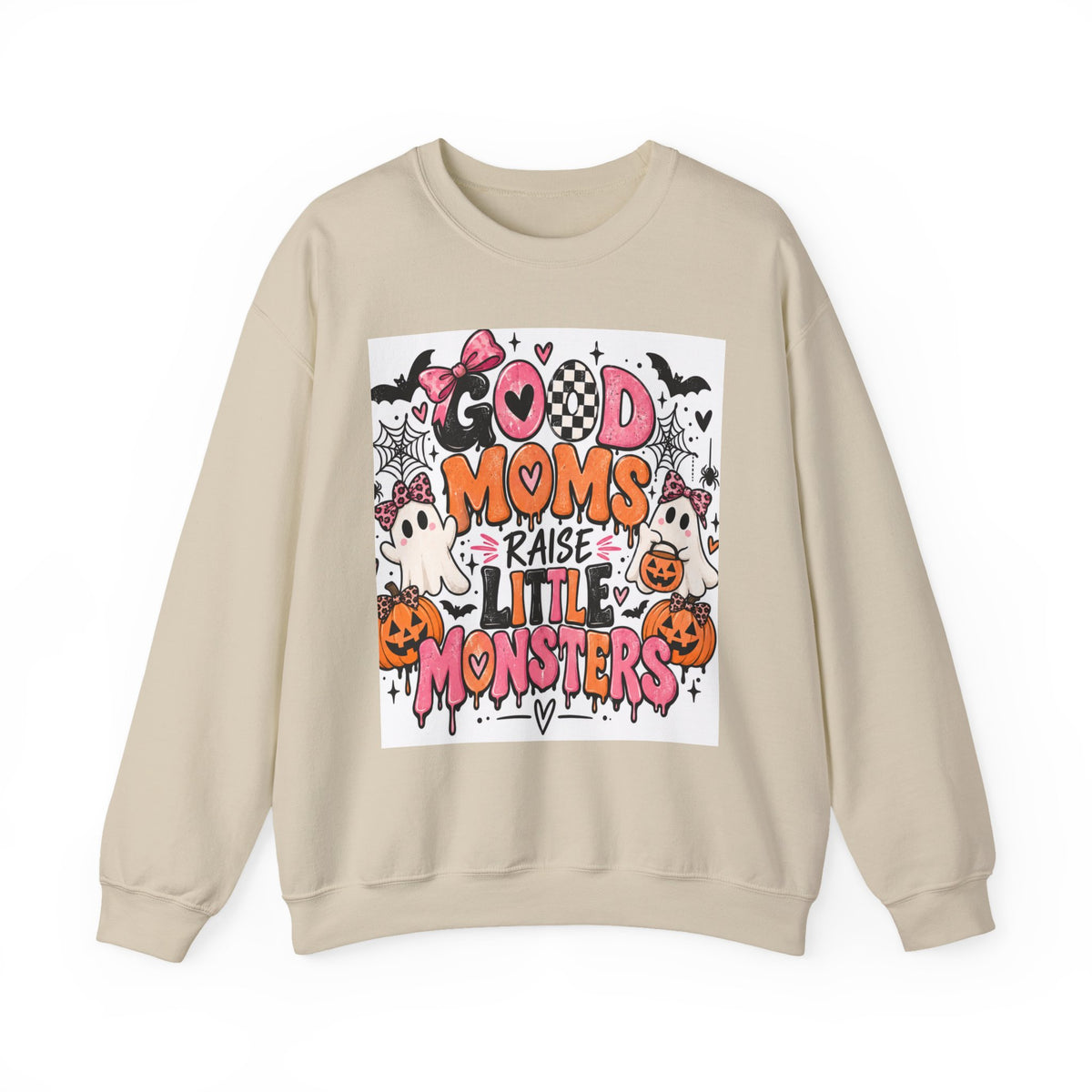Halloween 'Good Moms Raise Little Monsters' Crewneck Sweatshirt
