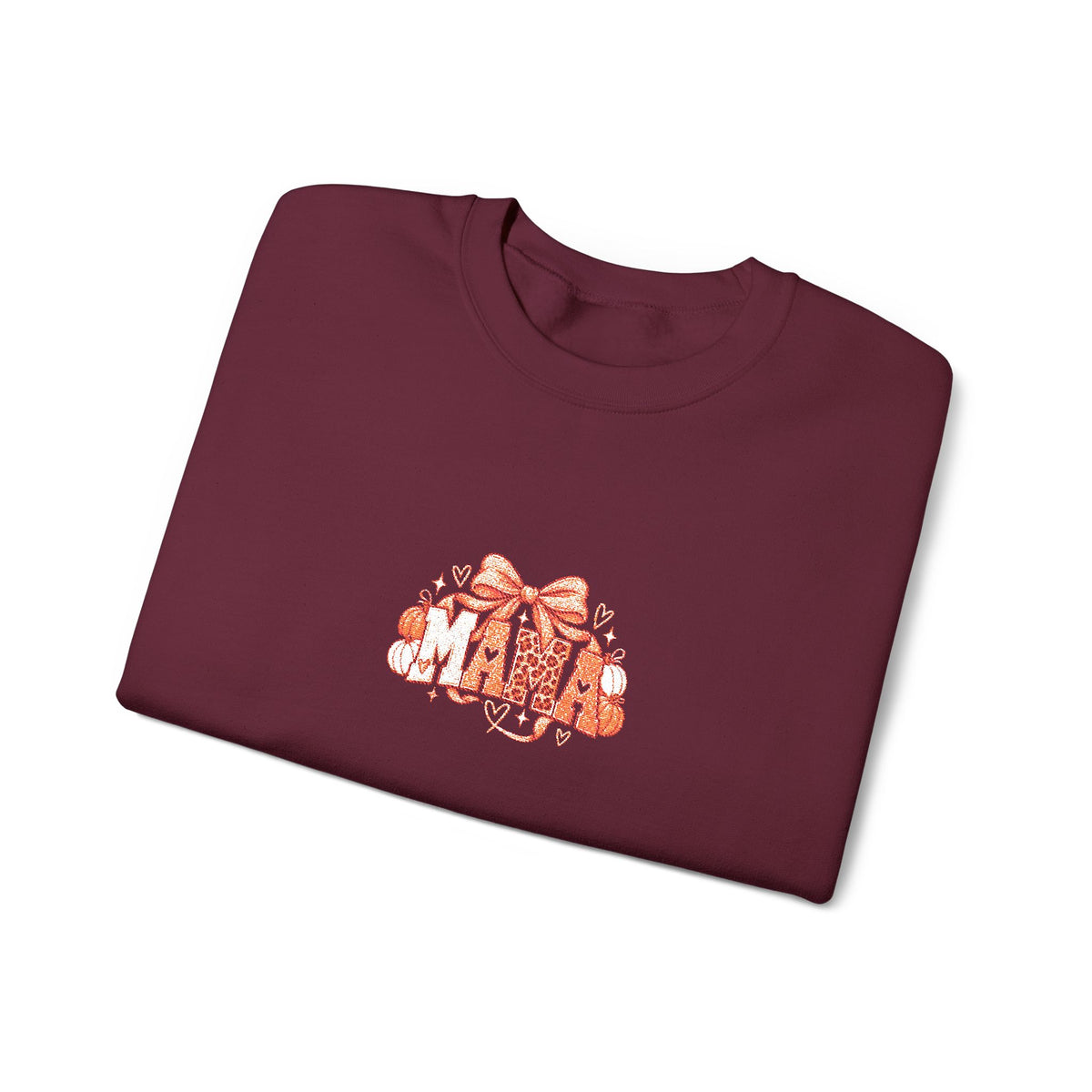 Cute Orange Kittens Crewneck Sweatshirt — Small Chest Cat Cluster Design