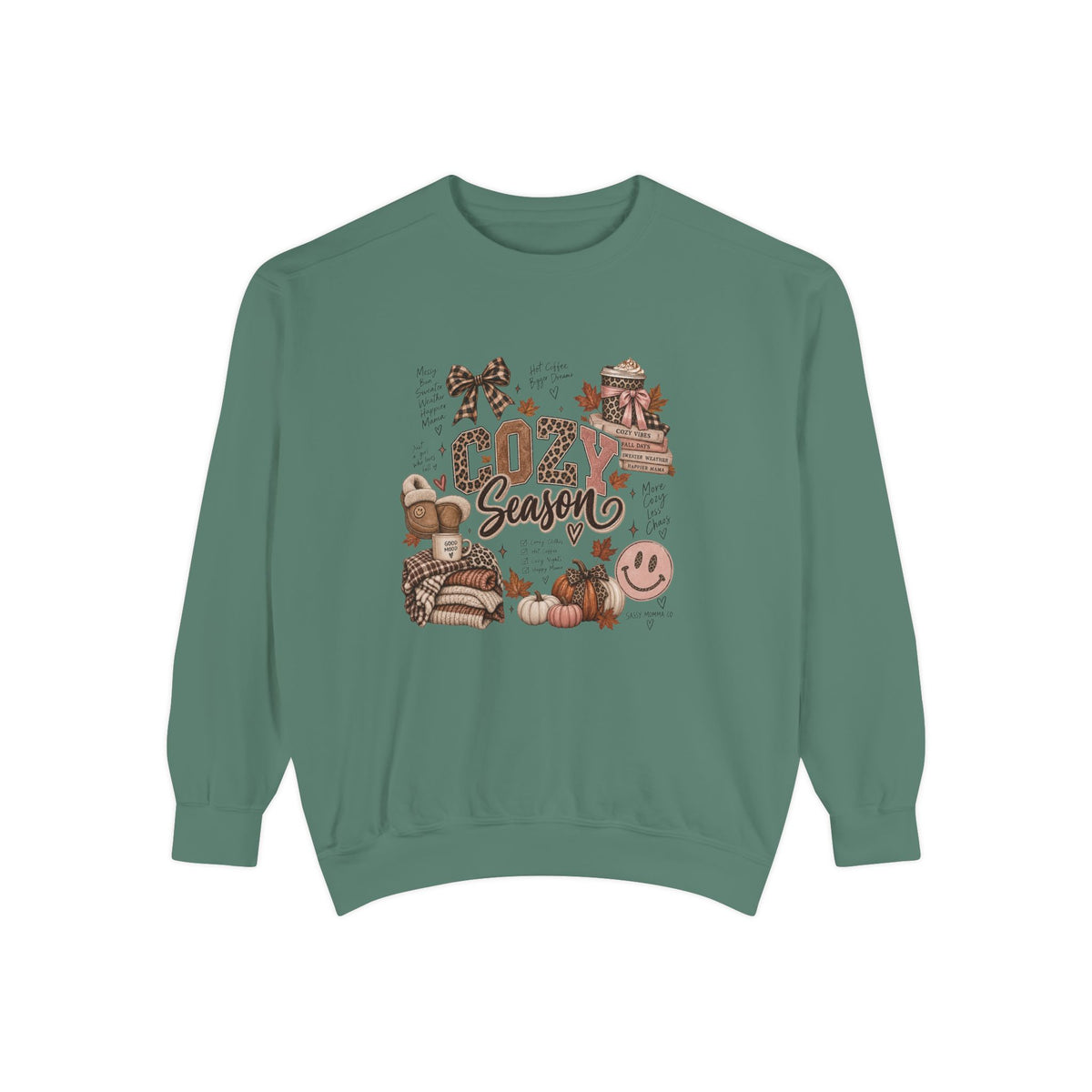 Cozy Season Sweatshirt — Autumn Comfort Graphic Sweatshirt ("Cozy Season")