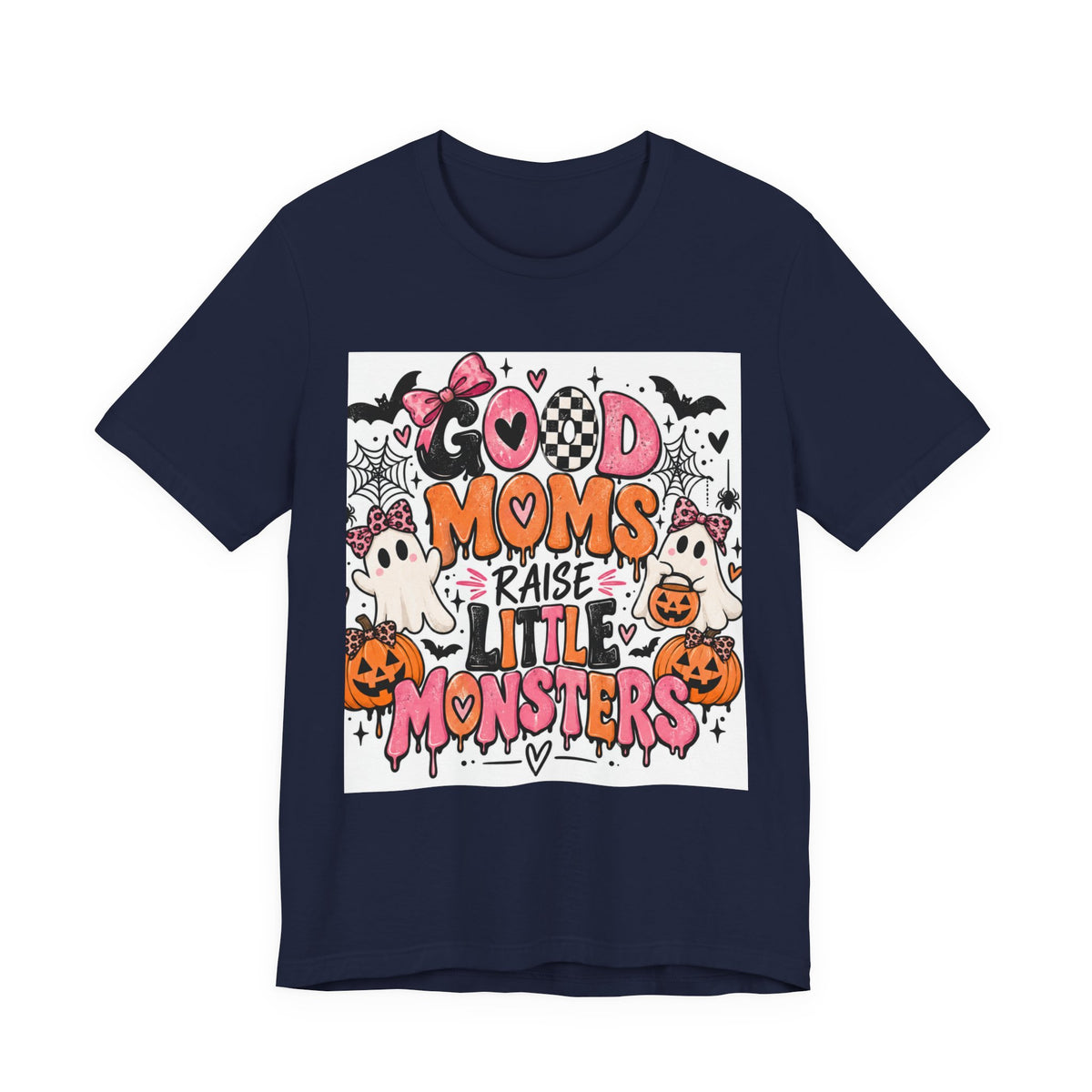 Good Moms Raise Little Monsters Halloween Tee