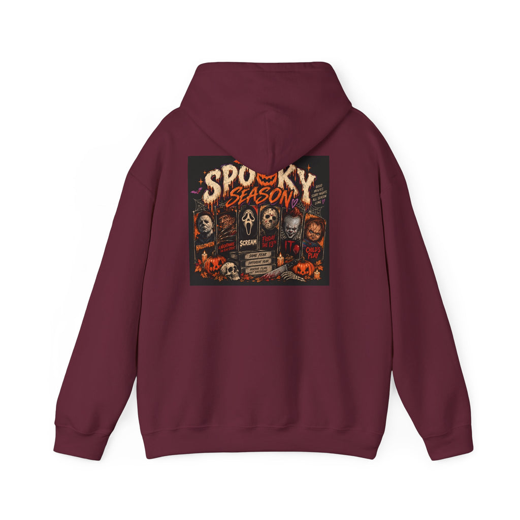 Spooky Season Hoodie — Halloween Horror Movie Character Pullover