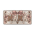Mama Decorative Vanity Plate — Floral Bow License Plate for Mother’s Day Gift