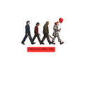Horror Icons Sticker — "Four Killers Taking a Walk" Kiss-Cut Vinyl Decal