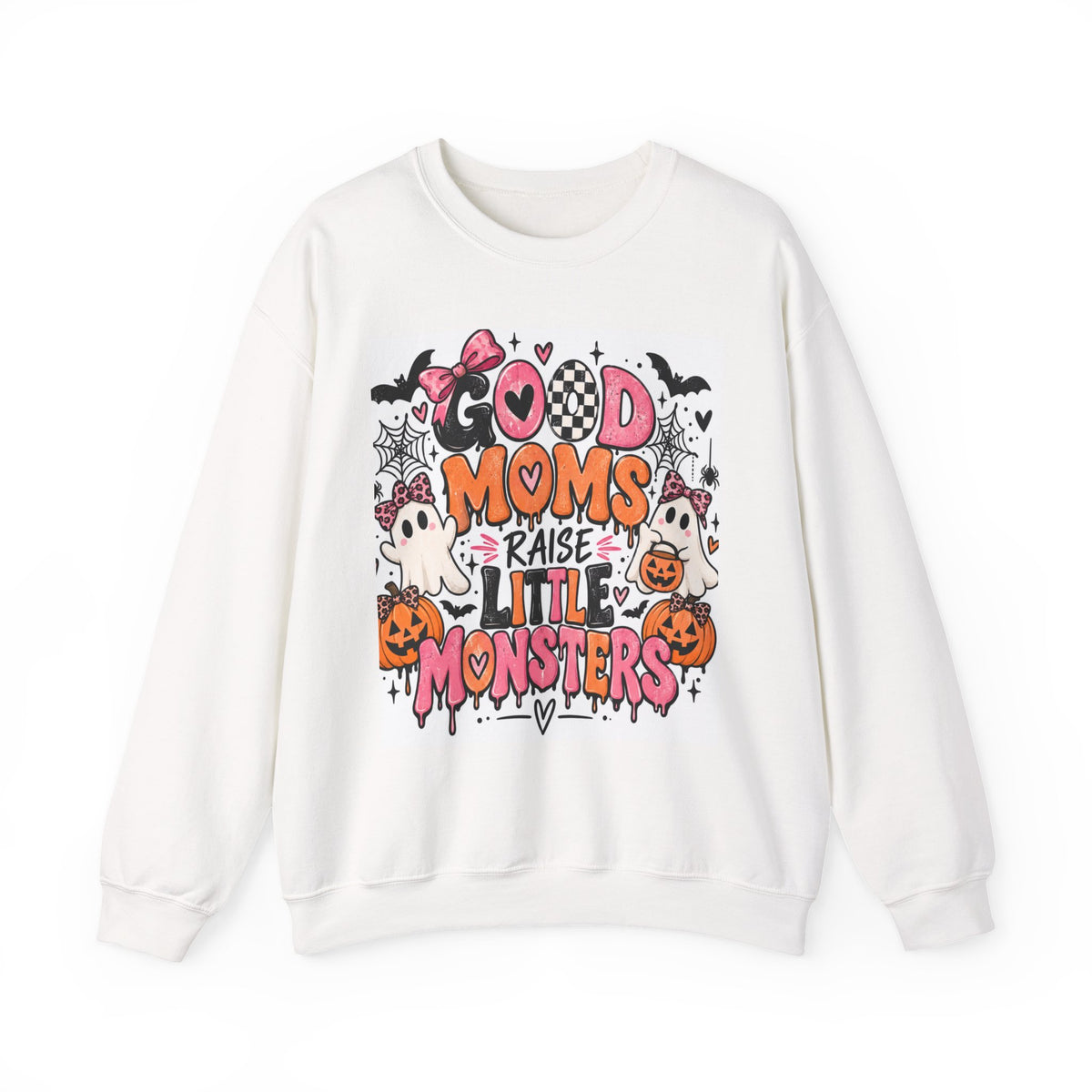 Halloween 'Good Moms Raise Little Monsters' Crewneck Sweatshirt