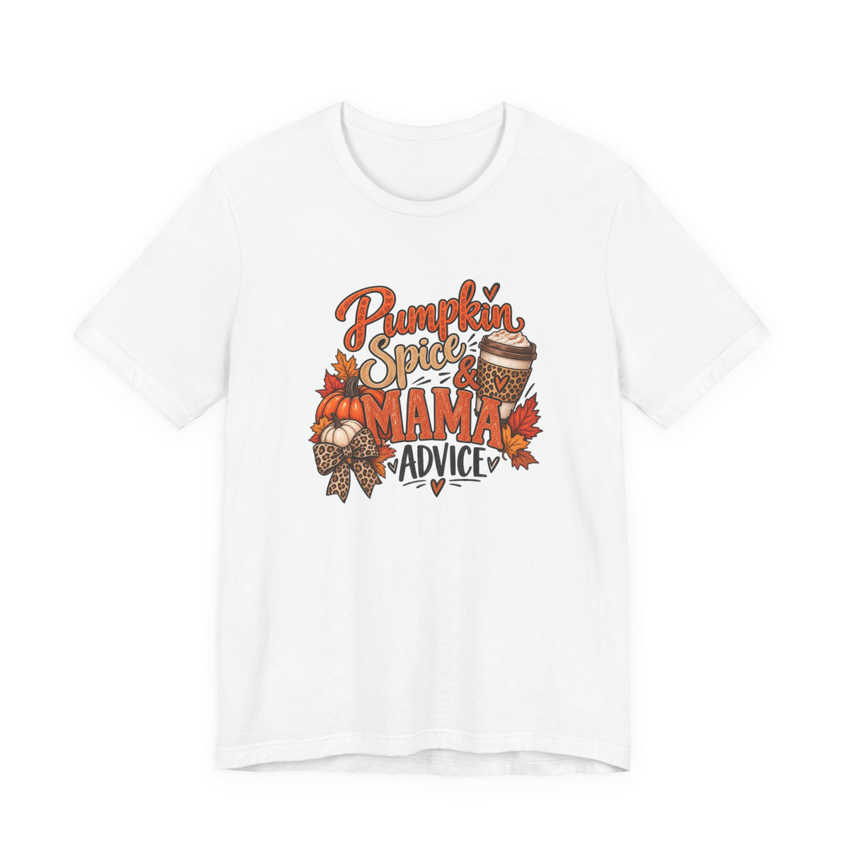 Pumpkin Spice Mama Tee — Fall Coffee Mom Shirt