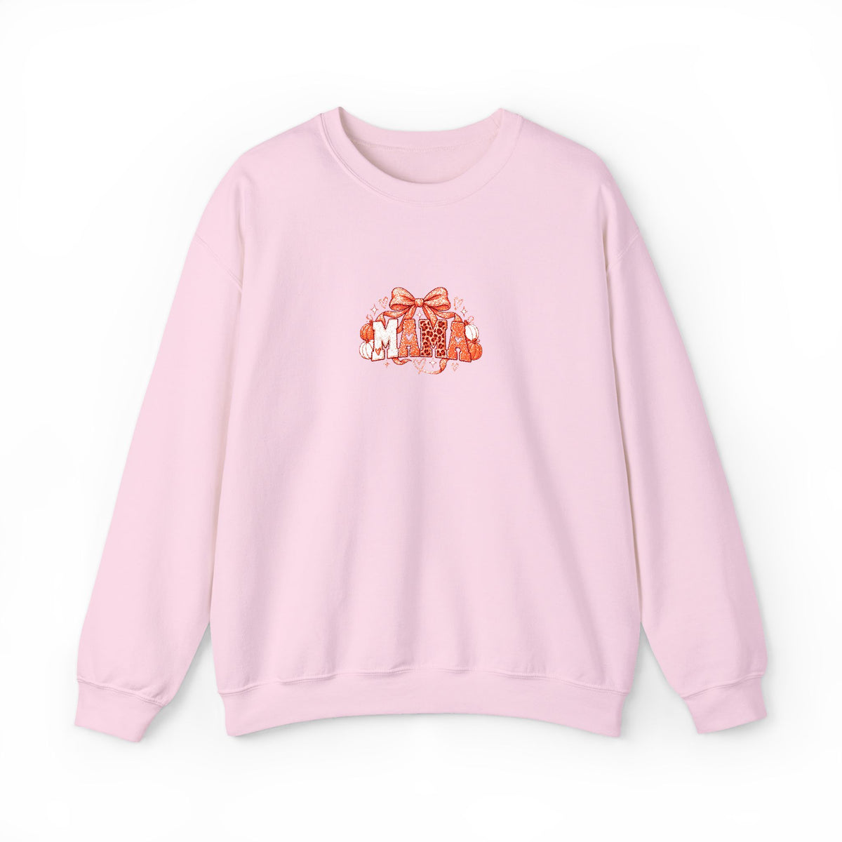 Cute Orange Kittens Crewneck Sweatshirt — Small Chest Cat Cluster Design