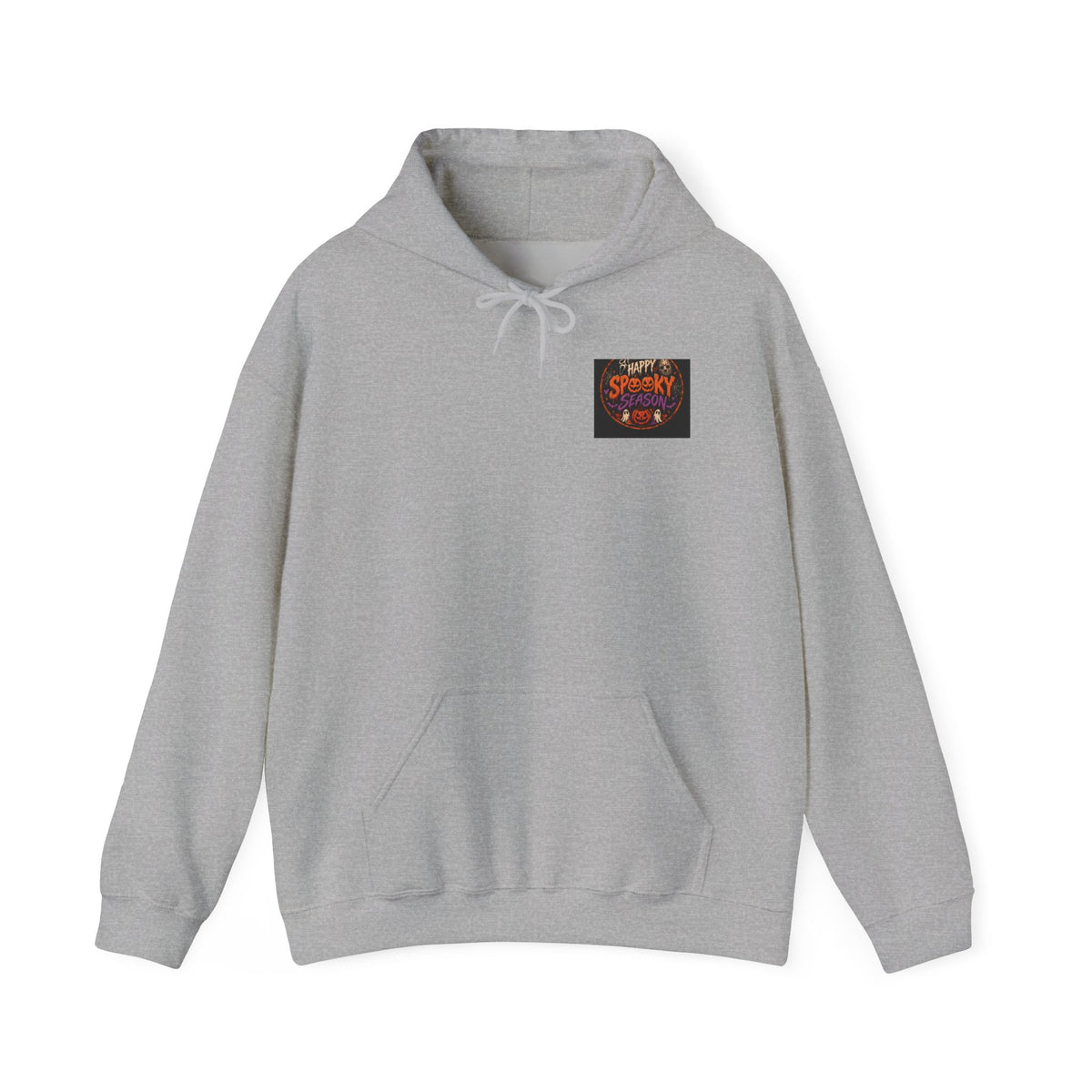Hoodie — Small 'Spooky' Halloween Pumpkin Patch Graphic