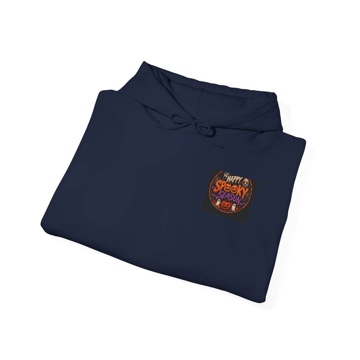 Hoodie — Small 'Spooky' Halloween Pumpkin Patch Graphic