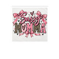 Sassy Momma Pink Leopard Kiss-Cut Sticker