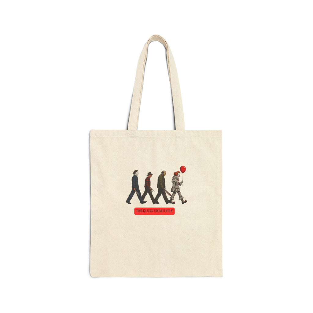 Tote Bag — 'Abandoned by the Circus' Retro Parade Design with Red Balloon