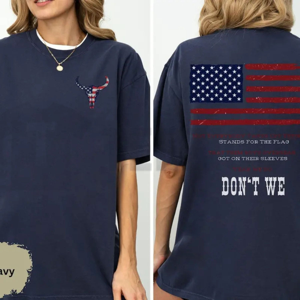 Morgan Vintage Dont We Still the Problem 2026 Tour American Flag T-Shirt