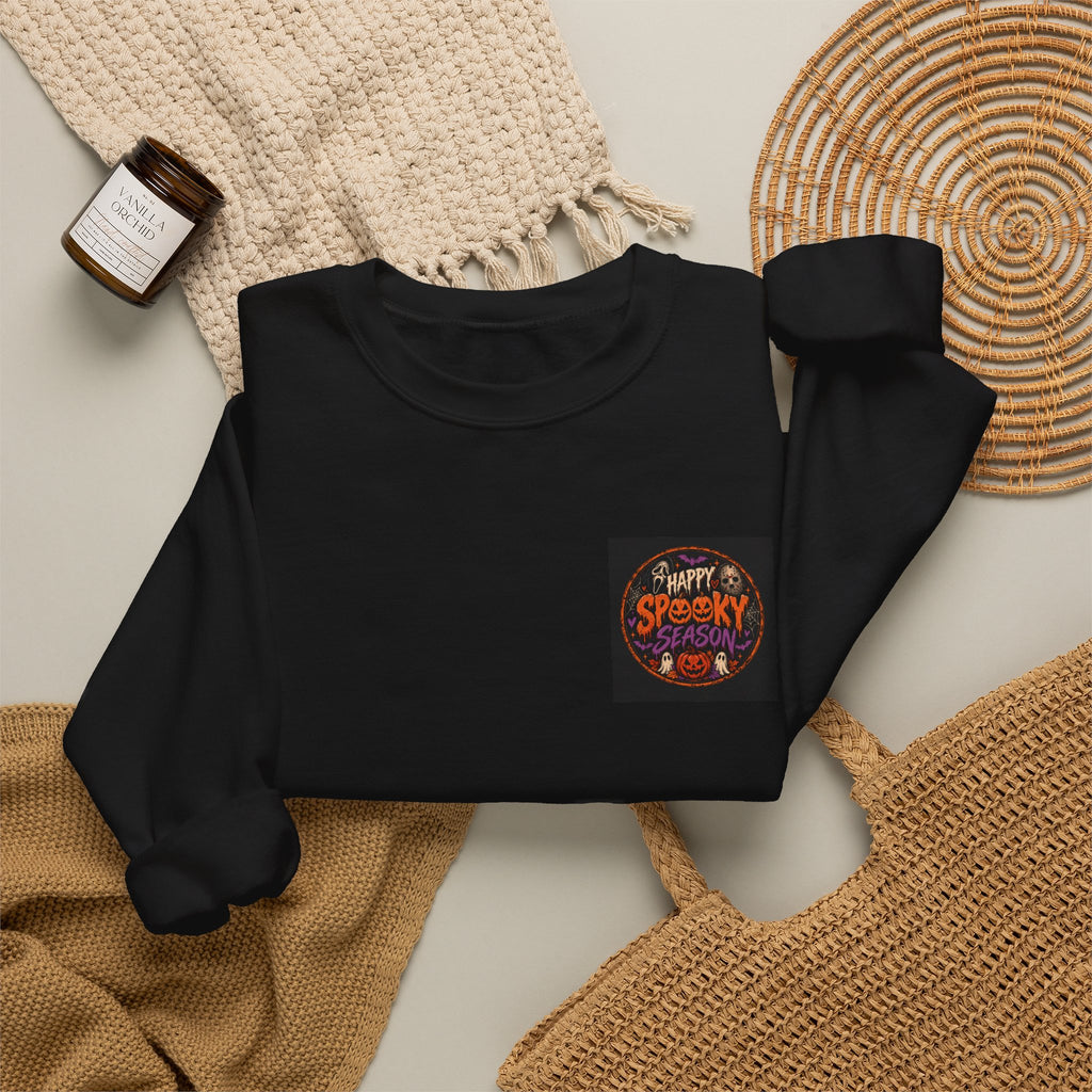 Spooky Vibes Crewneck Sweatshirt — Tiny Pocket Halloween Design