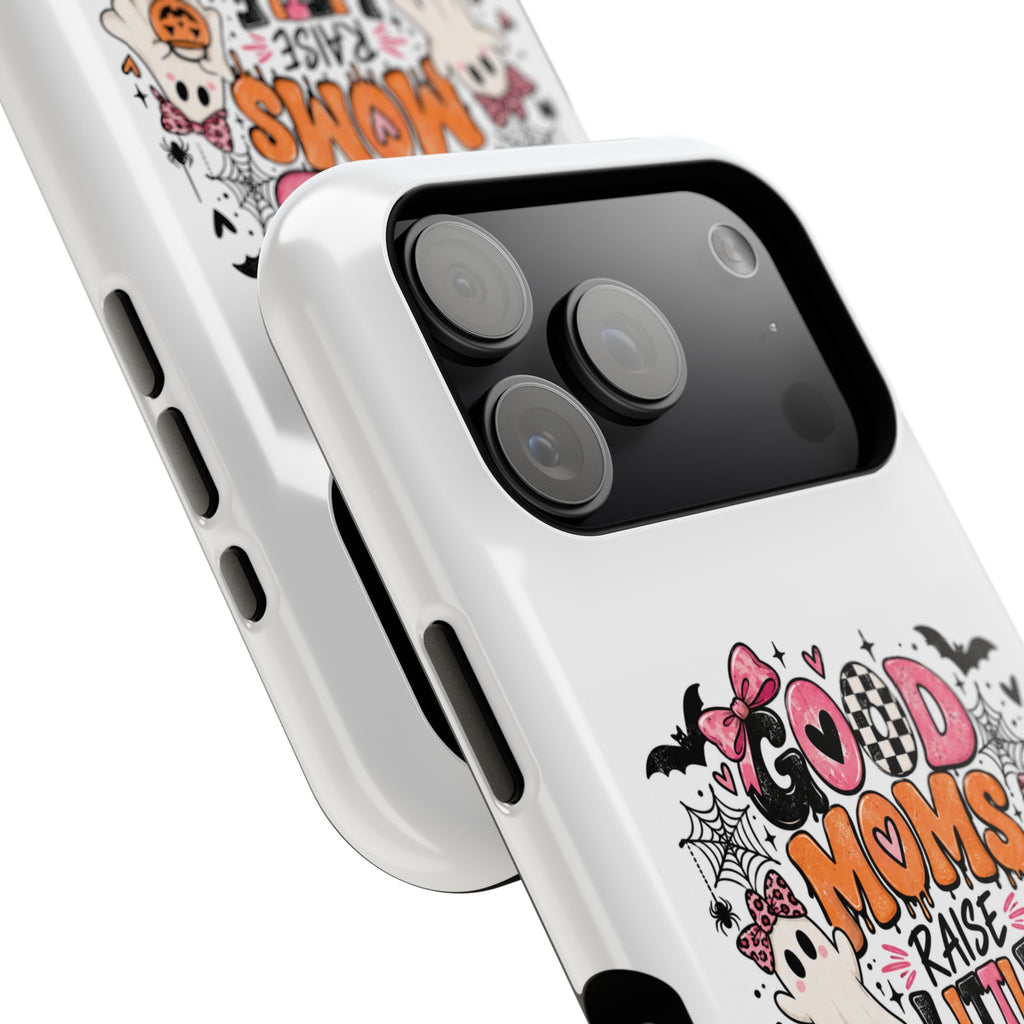 Phone Case — “Good Moms Raise Little Monsters” Halloween Magnetic Impact-Resistant Case