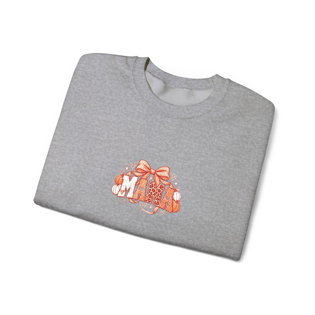 Cute Orange Kittens Crewneck Sweatshirt — Small Chest Cat Cluster Design