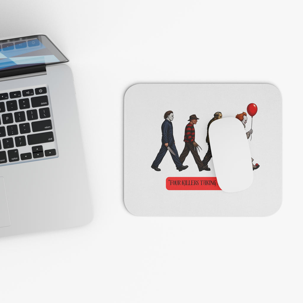 Horror Icons 'Four Killers Taking a Walk' Mouse Pad