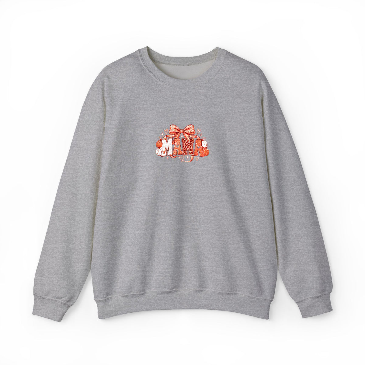 Cute Orange Kittens Crewneck Sweatshirt — Small Chest Cat Cluster Design