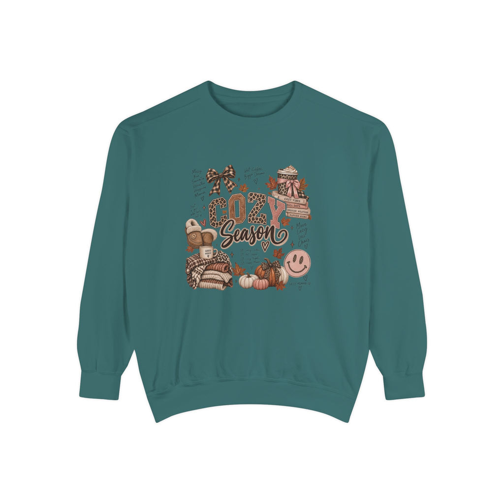 Cozy Season Sweatshirt — Autumn Comfort Graphic Sweatshirt ("Cozy Season")