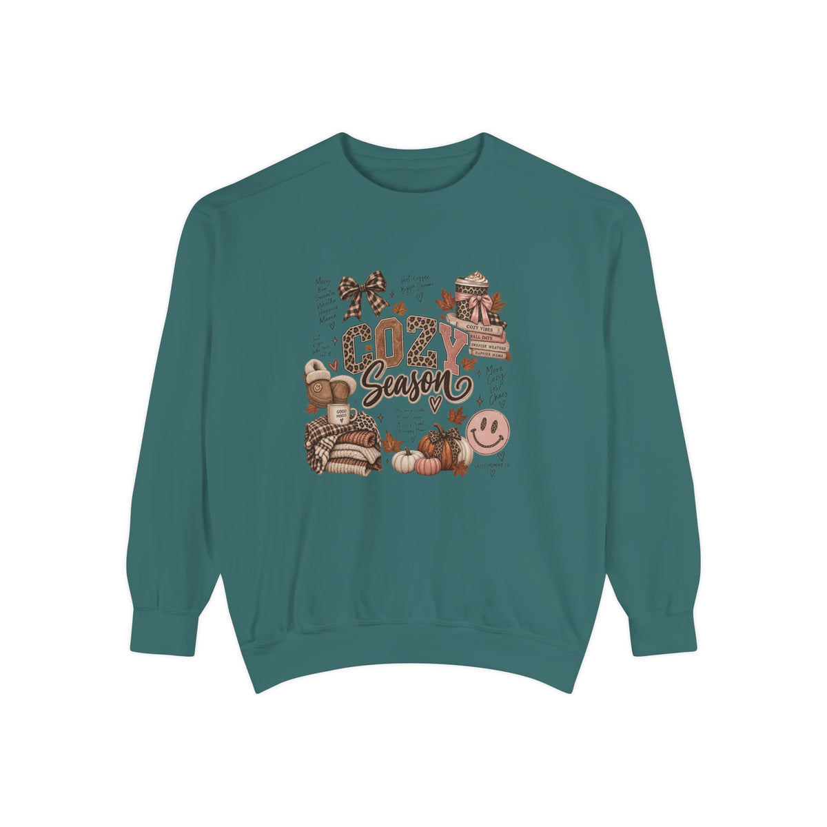 Cozy Season Sweatshirt — Autumn Comfort Graphic Sweatshirt ("Cozy Season")