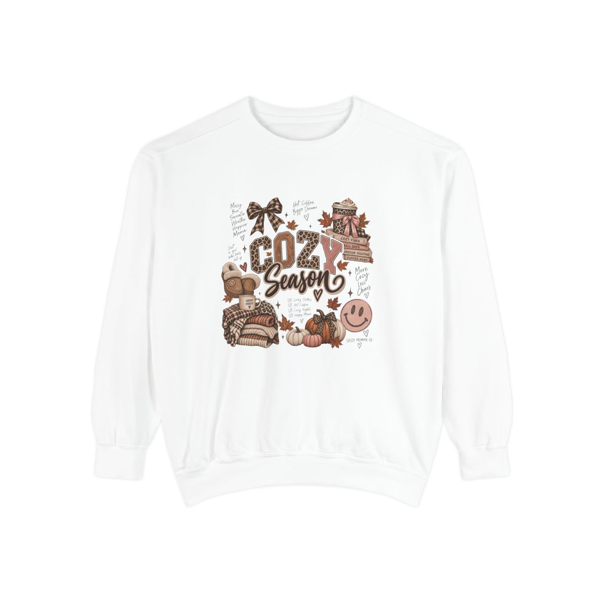 Cozy Season Sweatshirt — Autumn Comfort Graphic Sweatshirt ("Cozy Season")