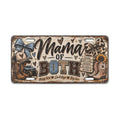 Mama of Both Decorative Vanity Plate — Rustic Mom License Plate Sign (Mama of Both)