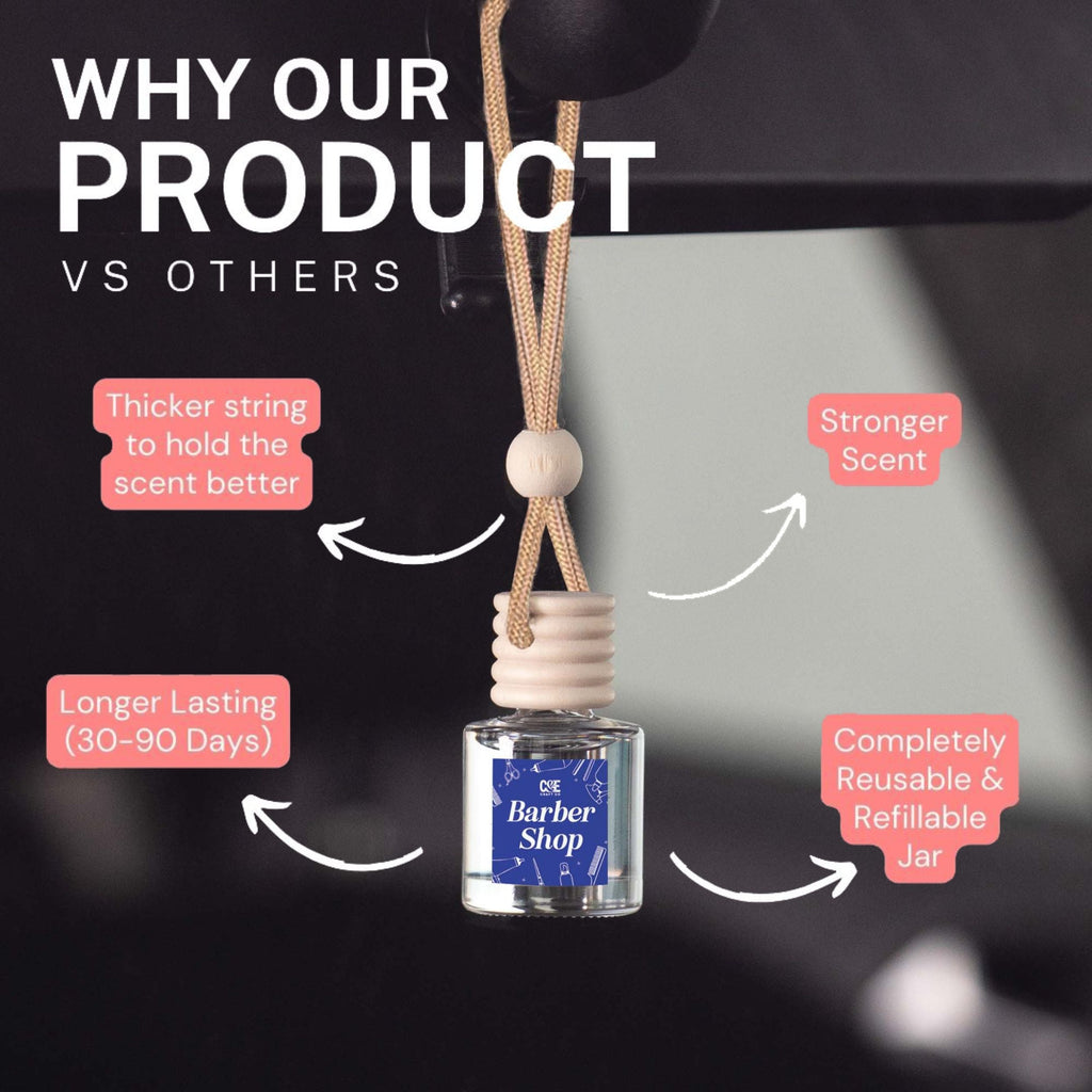 Bourbon Vanilla Hanging Car Diffuser